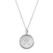 USC Trojans Seal Sunburst Sterling Silver Pendant Necklace with Chain